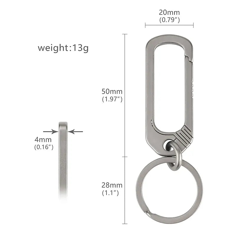 Tactical Titanium carabiner
