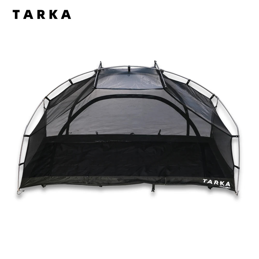 Raised camping tent