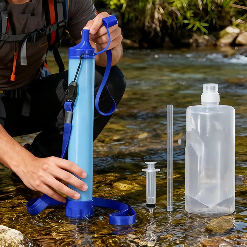 4 level water filter sip straw