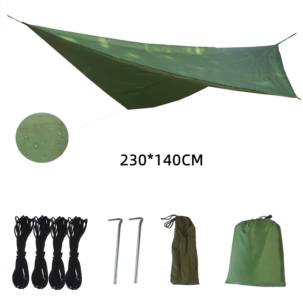 2 Person Camping Garden Hammock With Mosquito Net Outdoor Furniture Bed Strength Parachute Fabric Sleep Swing Portable Hanging